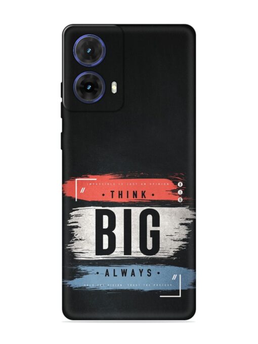 Think Big Always Embossed Soft Silicone Case for Motorola Moto G85 (5G)