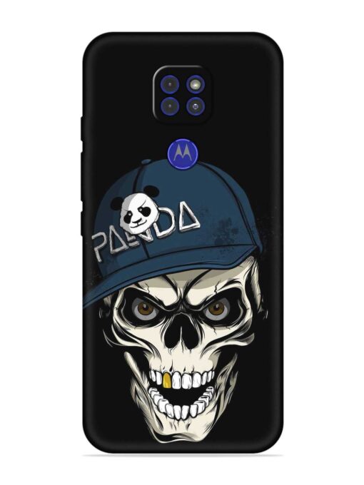 Panda Skull Embossed Soft Silicone Case for Motorola Moto G9 Zapvi