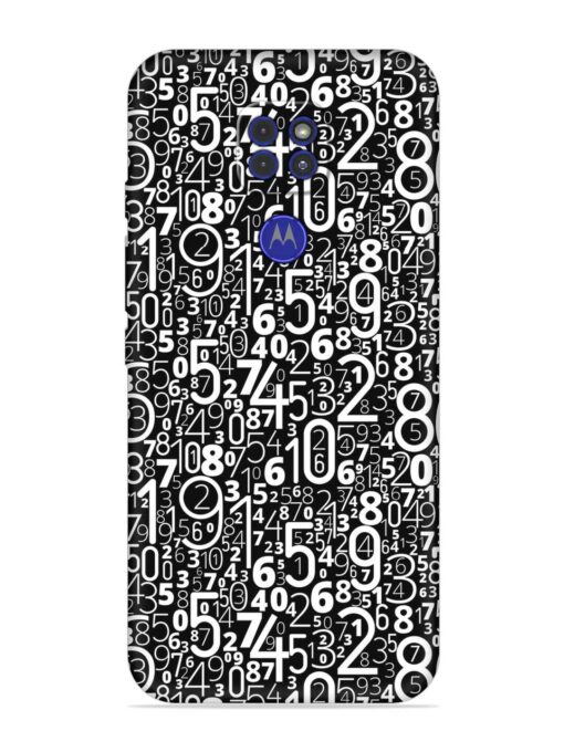 Many Numbers Different Embossed Soft Silicone Case for Motorola Moto G9 Zapvi