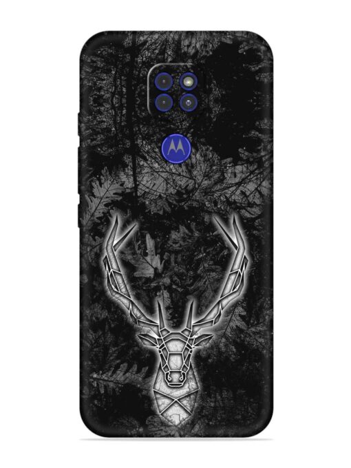 Ancient Deer Embossed Soft Silicone Case for Motorola Moto G9 Zapvi