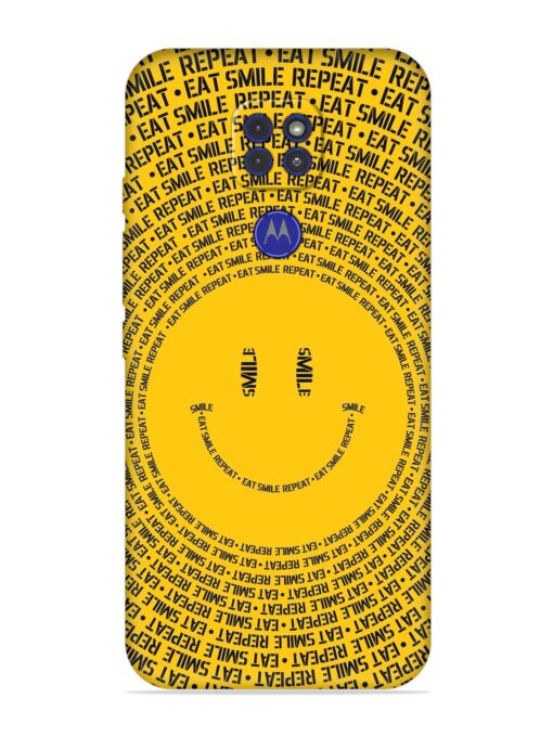 Smiley Embossed Soft Silicone Case for Motorola Moto G9 Zapvi