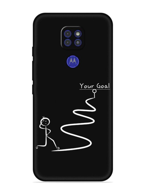 Your Goal Embossed Soft Silicone Case for Motorola Moto G9