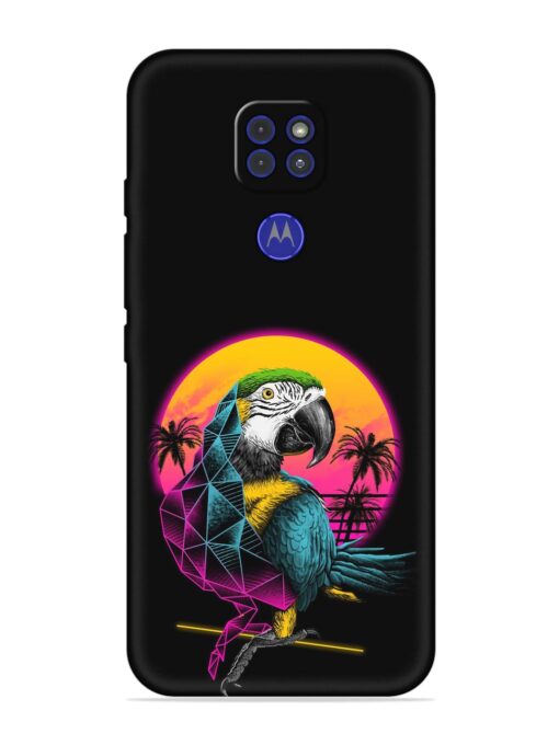 Rad Parrot Embossed Soft Silicone Case for Motorola Moto G9 Zapvi