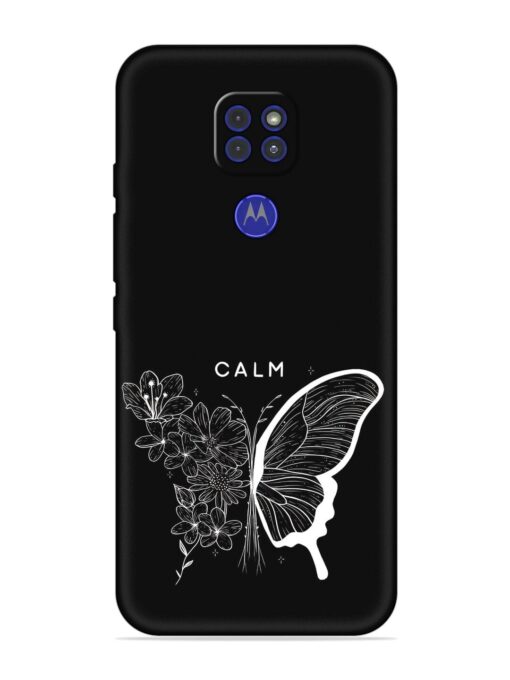 Calm Embossed Soft Silicone Case for Motorola Moto G9 Zapvi