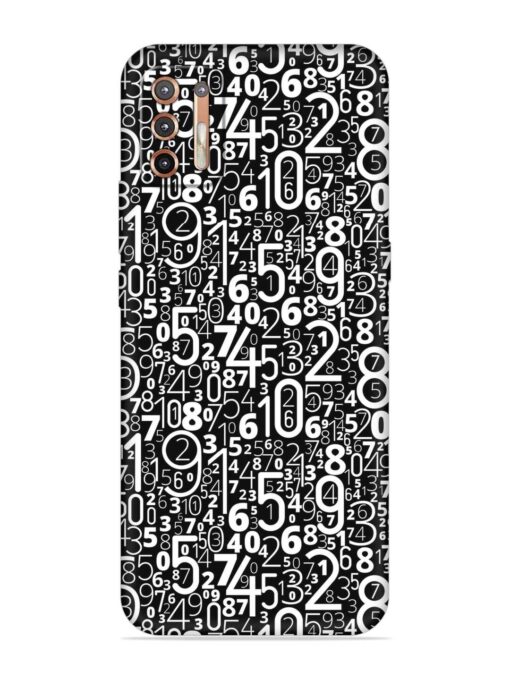 Many Numbers Different Embossed Soft Silicone Case for Motorola Moto G9 Plus Zapvi