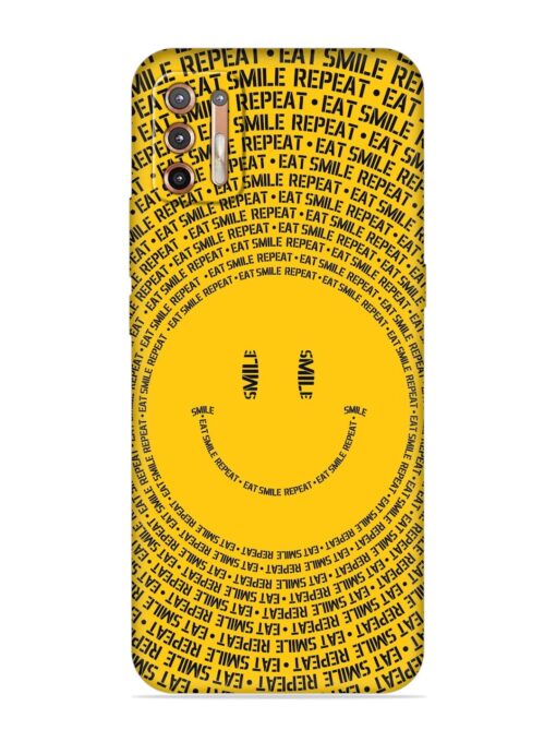 Smiley Embossed Soft Silicone Case for Motorola Moto G9 Plus Zapvi