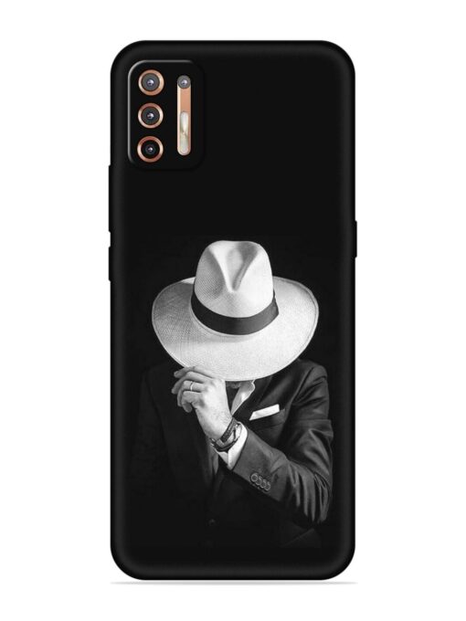 Men Under Hat Embossed Soft Silicone Case for Motorola Moto G9 Plus Zapvi