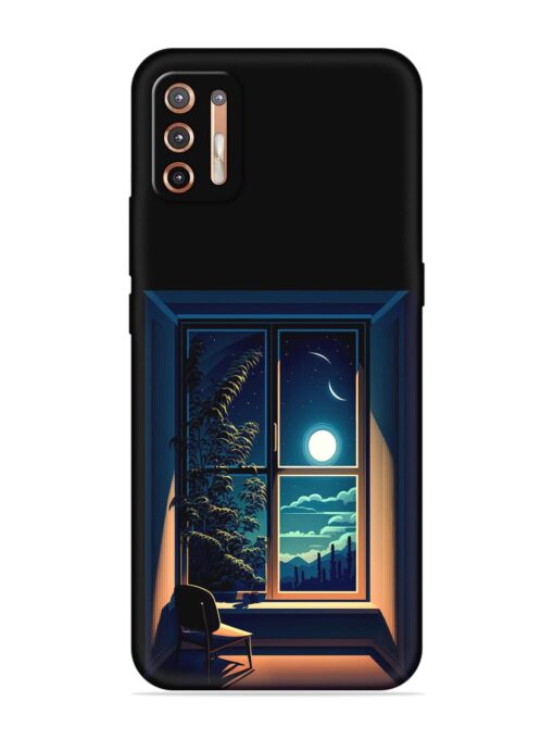 Night View At Window Embossed Soft Silicone Case for Motorola Moto G9 Plus Zapvi