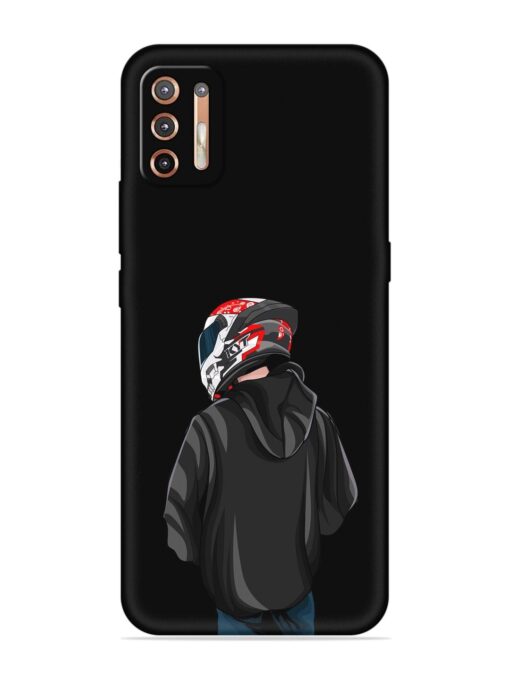 Motorcycle Rider Embossed Soft Silicone Case for Motorola Moto G9 Plus Zapvi