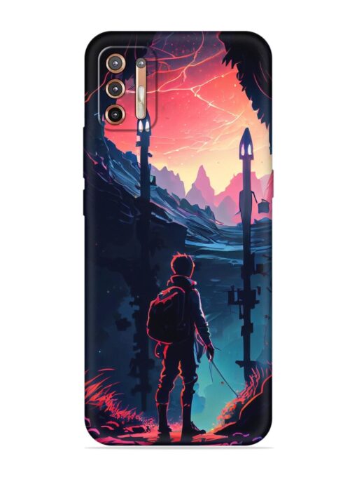 Cgs Artwork Embossed Soft Silicone Case for Motorola Moto G9 Plus Zapvi