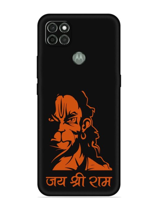 Angry Hanuman Embossed Soft Silicone Case for Motorola Moto G9 Power Zapvi