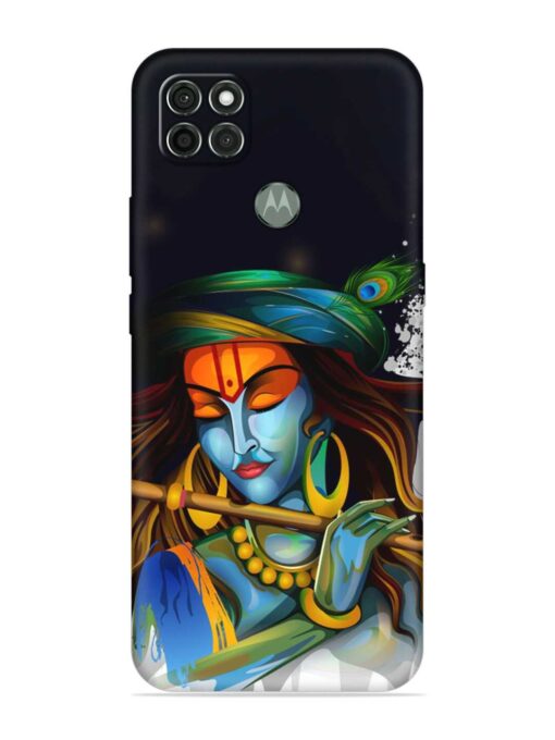 Krishna Art Embossed Soft Silicone Case for Motorola Moto G9 Power Zapvi