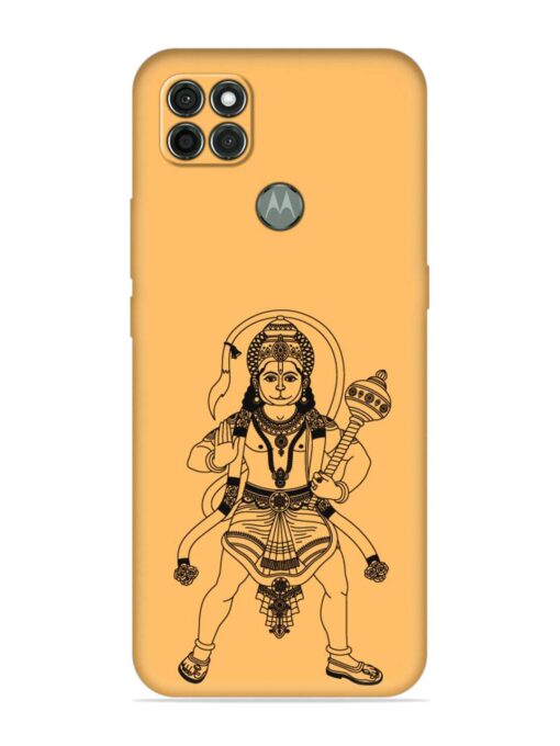 Indian God Hanuman Embossed Soft Silicone Case for Motorola Moto G9 Power Zapvi