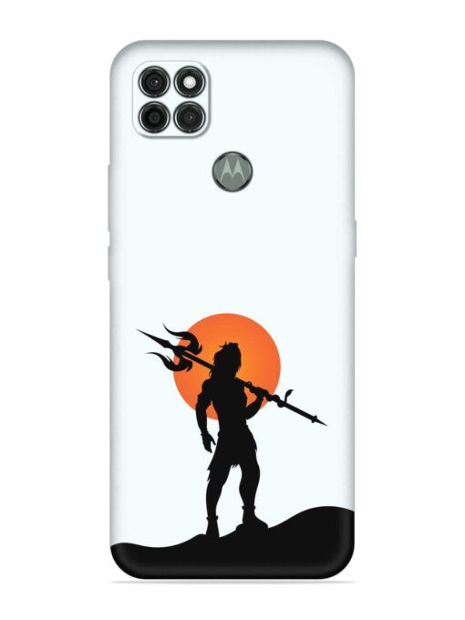 Lord Mahadev Trendy Embossed Soft Silicone Case for Motorola Moto G9 Power