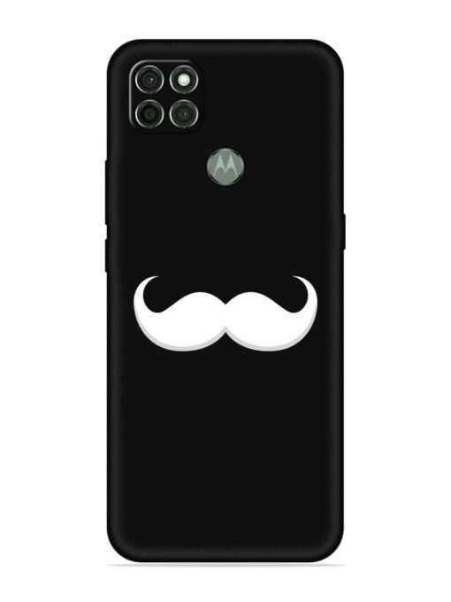 Mustache Vector Embossed Soft Silicone Case for Motorola Moto G9 Power Zapvi