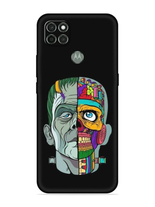 Men Vs Skull Embossed Soft Silicone Case for Motorola Moto G9 Power Zapvi