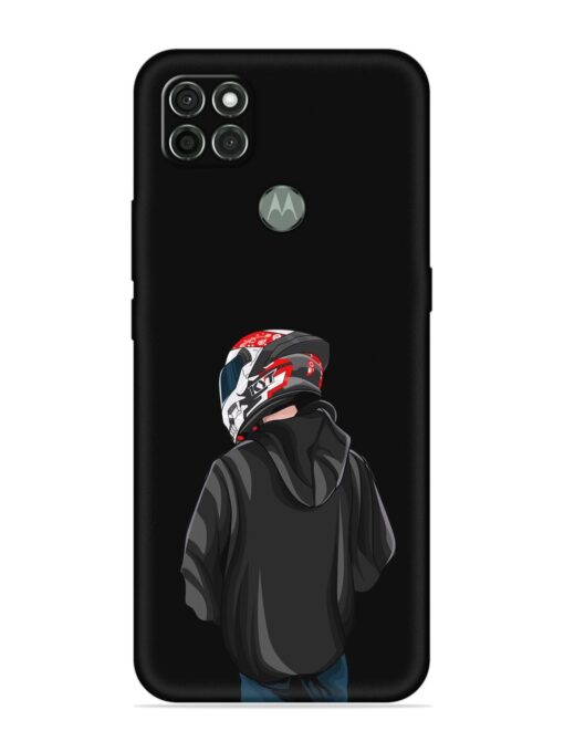 Motorcycle Rider Embossed Soft Silicone Case for Motorola Moto G9 Power Zapvi