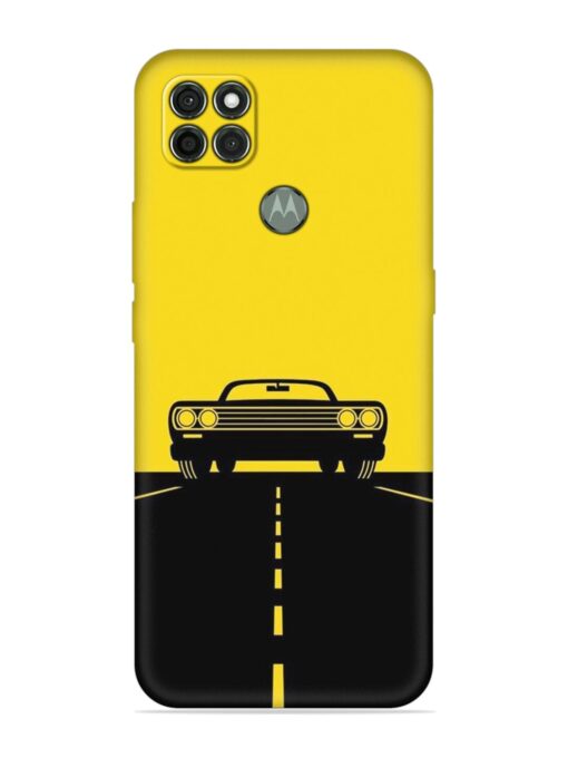 Classic Car Embossed Soft Silicone Case for Motorola Moto G9 Power