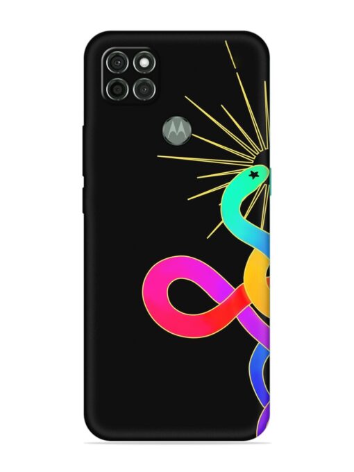 Art Geometric Abstraction Embossed Soft Silicone Case for Motorola Moto G9 Power Zapvi