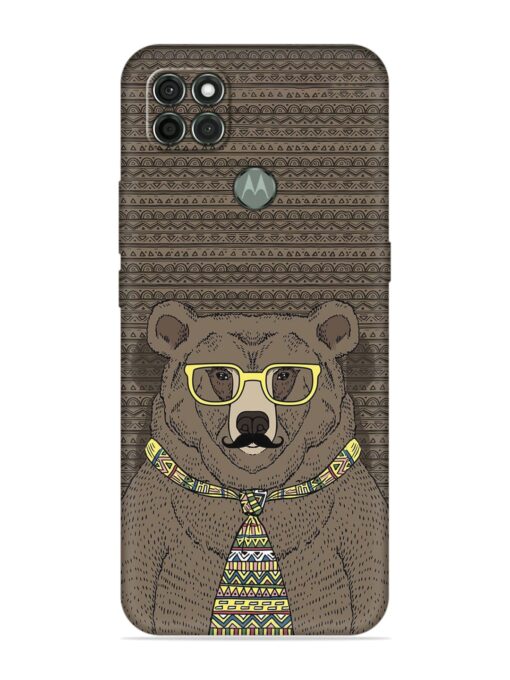 Grizzly Bear Embossed Soft Silicone Case for Motorola Moto G9 Power Zapvi