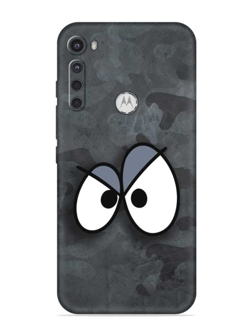 Big Eyes Night Mode Embossed Soft Silicone Case for Motorola One Fusion Plus Zapvi