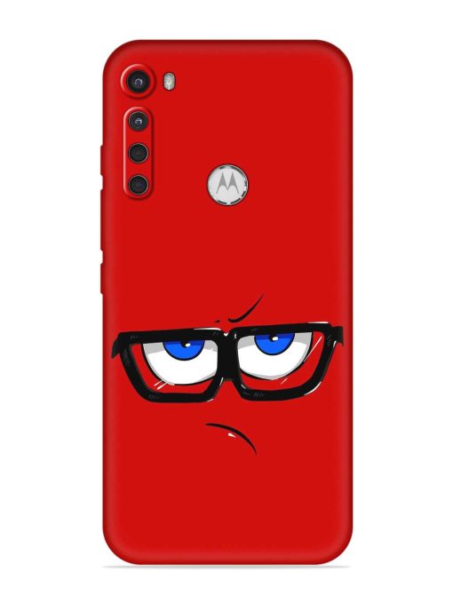 Rad Angry Face Embossed Soft Silicone Case for Motorola One Fusion Plus Zapvi