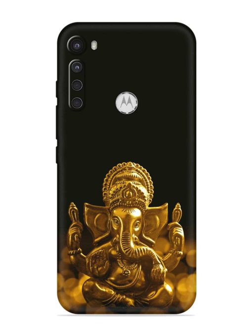 Lord Ganesha Indian Festival Embossed Soft Silicone Case for Motorola One Fusion Plus Zapvi