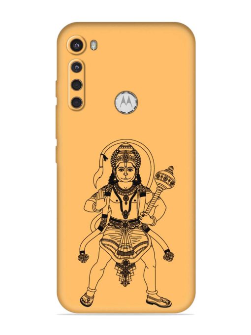 Indian God Hanuman Embossed Soft Silicone Case for Motorola One Fusion Plus Zapvi