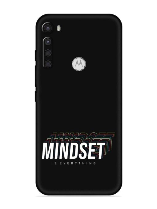 Mindset Everything Slogan Embossed Soft Silicone Case for Motorola One Fusion Plus Zapvi