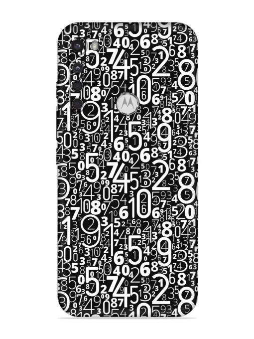 Many Numbers Different Embossed Soft Silicone Case for Motorola One Fusion Plus Zapvi