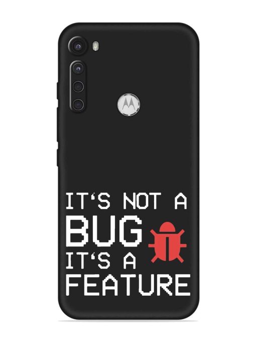 Not Bug Feature Embossed Soft Silicone Case for Motorola One Fusion Plus