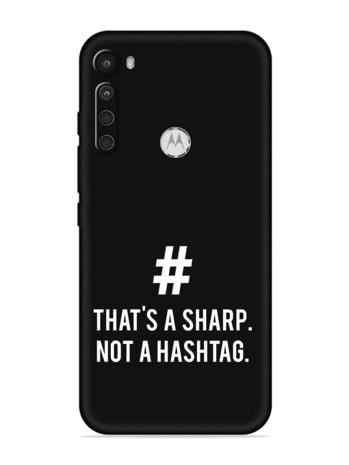 Thats Sharp Not Embossed Soft Silicone Case for Motorola One Fusion Plus Zapvi