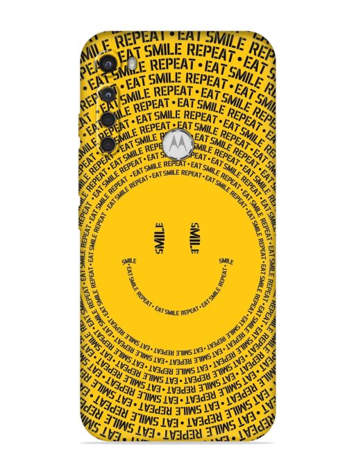 Smiley Embossed Soft Silicone Case for Motorola One Fusion Plus Zapvi