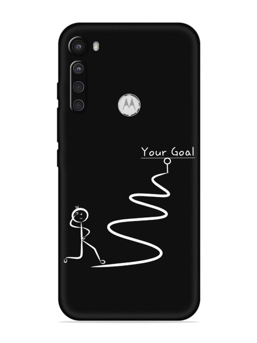 Your Goal Embossed Soft Silicone Case for Motorola One Fusion Plus Zapvi