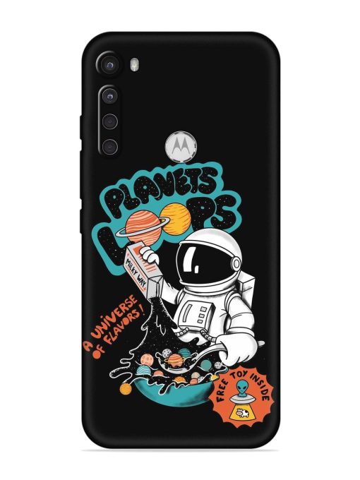 Planets Loop Embossed Soft Silicone Case for Motorola One Fusion Plus