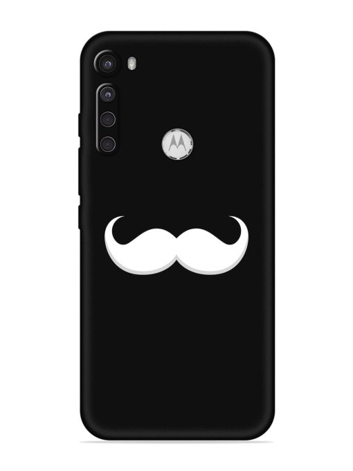 Mustache Vector Embossed Soft Silicone Case for Motorola One Fusion Plus Zapvi