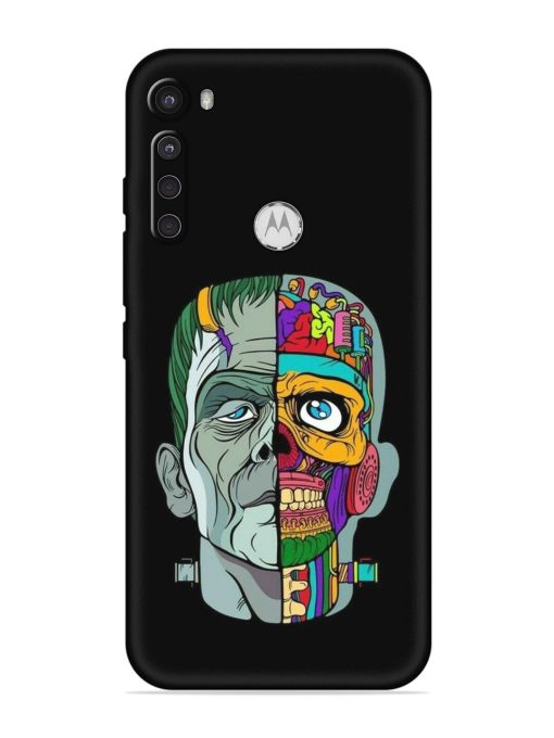 Men Vs Skull Embossed Soft Silicone Case for Motorola One Fusion Plus Zapvi