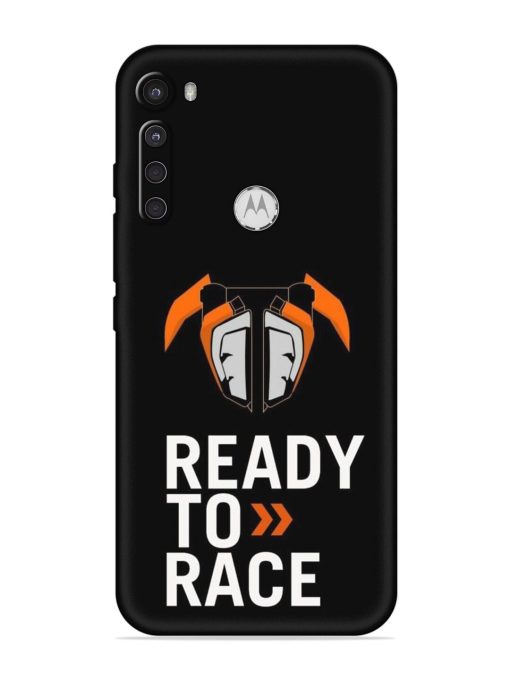 Ready To Race Embossed Soft Silicone Case for Motorola One Fusion Plus Zapvi