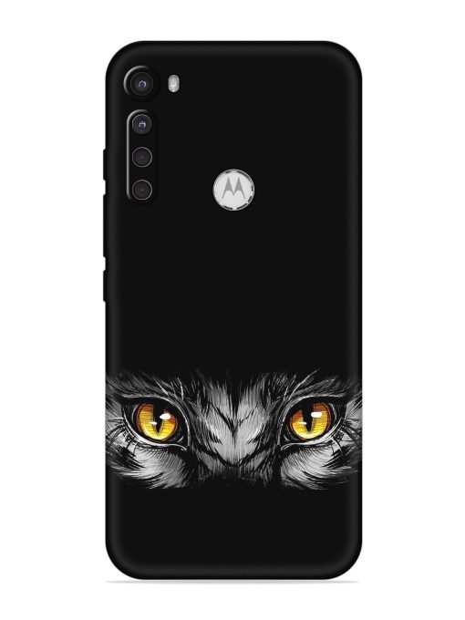 Scary Eye Embossed Soft Silicone Case for Motorola One Fusion Plus Zapvi