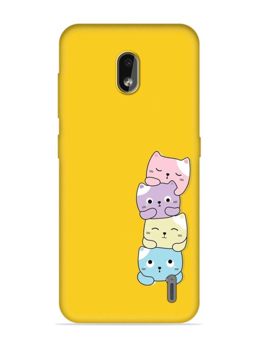 Cartoon Anime Embossed Soft Silicone Case for Nokia 2.2 Zapvi