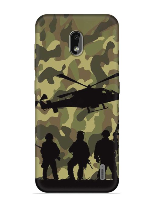 Army Heros Embossed Soft Silicone Case for Nokia 2.2 Zapvi