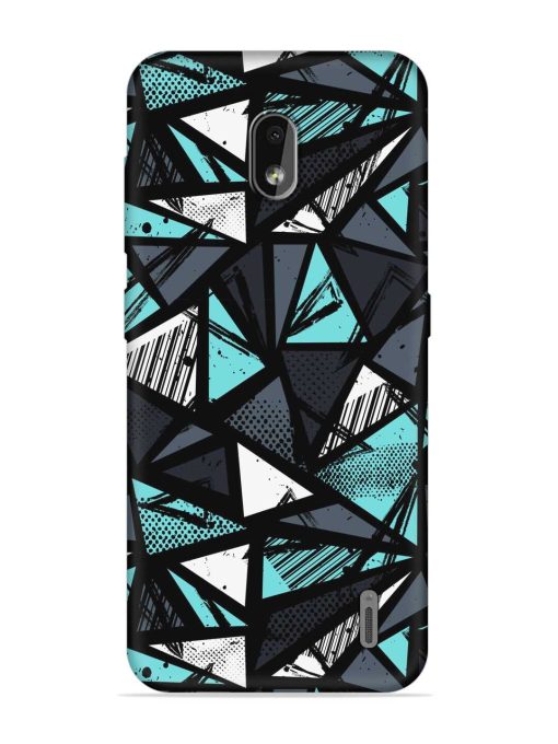 Abstract Seamless Embossed Soft Silicone Case for Nokia 2.2 Zapvi