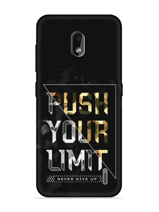 Push Your Limits Embossed Soft Silicone Case for Nokia 2.2 Zapvi