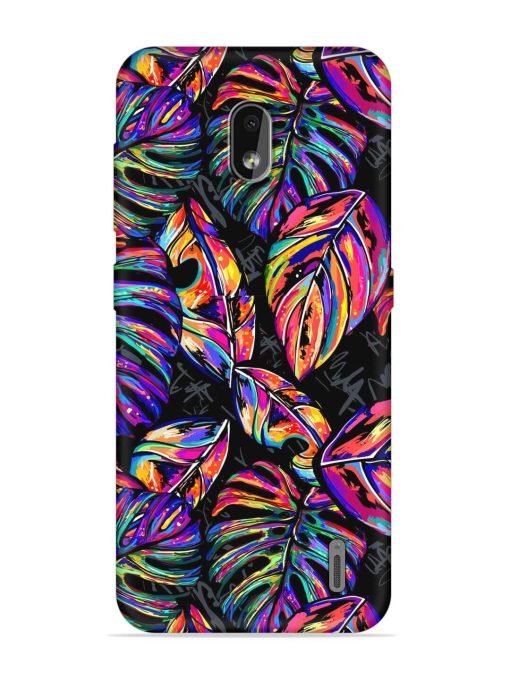 Tropical Seamless Vector Embossed Soft Silicone Case for Nokia 2.2 Zapvi