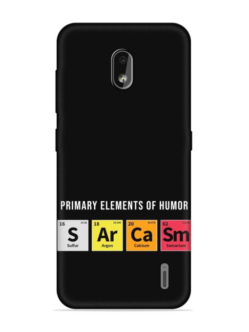 Primary Elements Humor Embossed Soft Silicone Case for Nokia 2.2 Zapvi