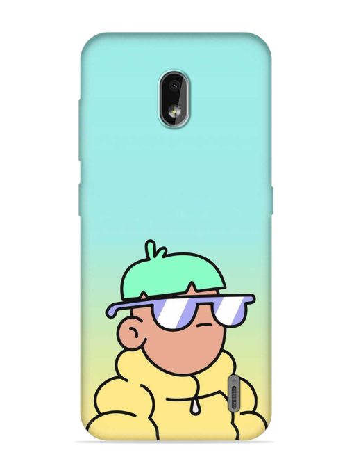 Doodles Cool Character Embossed Soft Silicone Case for Nokia 2.2 Zapvi