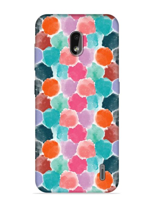 Colorful Seamless Pattern Embossed Soft Silicone Case for Nokia 2.2 Zapvi