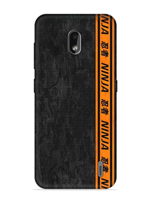 Ninja Srtips Embossed Soft Silicone Case for Nokia 2.2 Zapvi