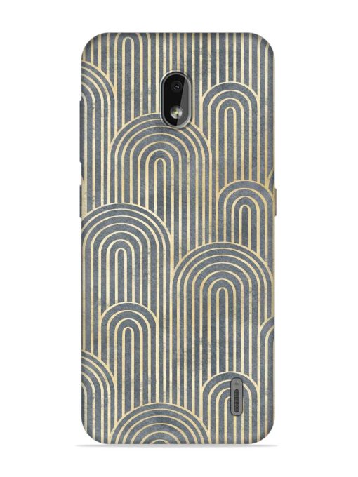 Art Deco Style Embossed Soft Silicone Case for Nokia 2.2 Zapvi