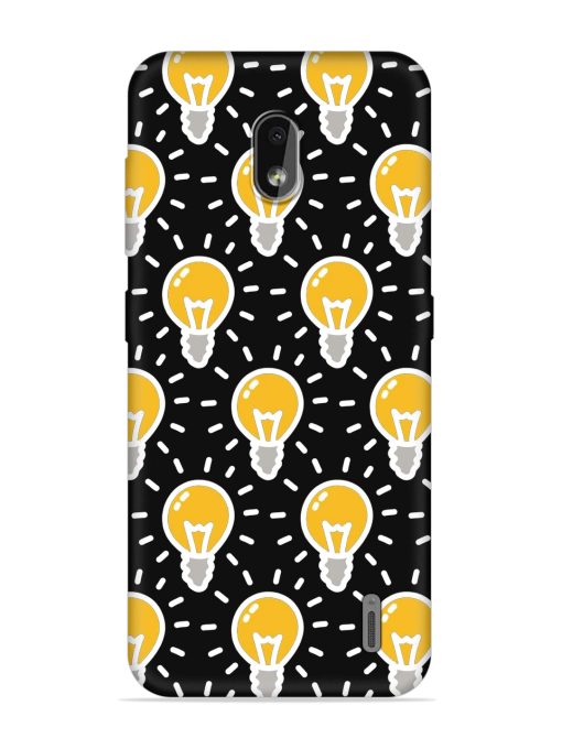 Light Bulb Seamless Embossed Soft Silicone Case for Nokia 2.2 Zapvi